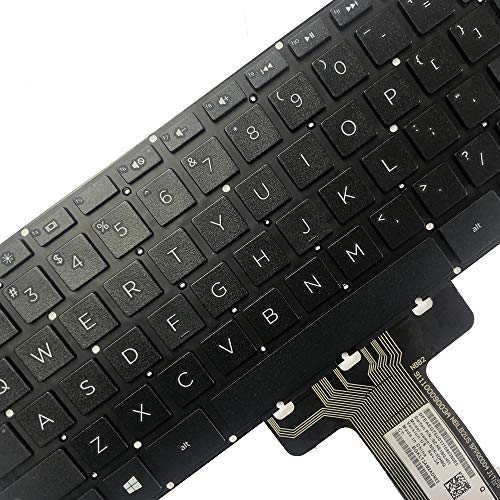 GinTai Laptop US Non-Backlit Keyboard Replacement for HP 14dk 14-dk1003dx 14-dk1023TX 14-dk0028wm 14-dk1003dx 14-dk0002dx 14S-DK0000 14-dk0008ca / 14s-dk 14s-dk1055TX L23241-001 - Image 4