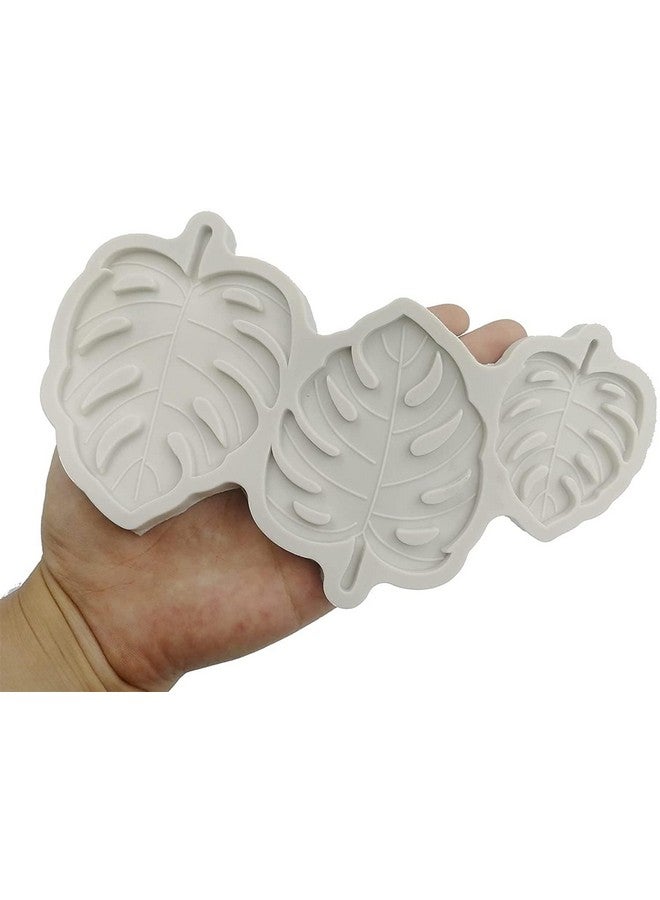 MoldBerry MoldBerry Tropical Leaf Shape Garnishing Chocolate Mould Leaves 3D DIY Fondant Silicone Candy Mold Baking Tools for Cake Chocolate Candy Ice Jelly Soap Cake Baking Moulds Bakeware Molds Multicolor - Image 3