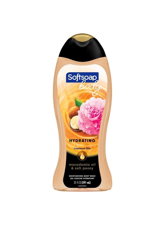 Softsoap Moisturizing Body Wash Luminous Oils Macadamia Oil & Peony 20 Fluid Ounce - Image 1