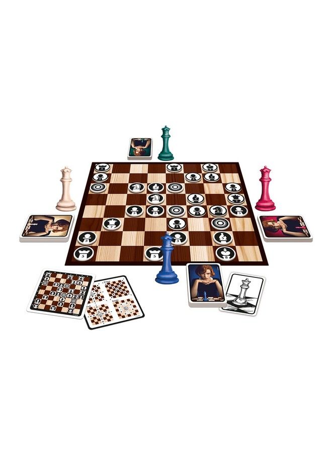 Mixlore The Queen Gambit The Board Game ; Strategy Game Based On The Hit Netflix Series ; Fun Game For Adults And Teens ; Ages 12 And Up ; 24 Players ; Average Playtime 15 Minutes ; Made By - Image 3