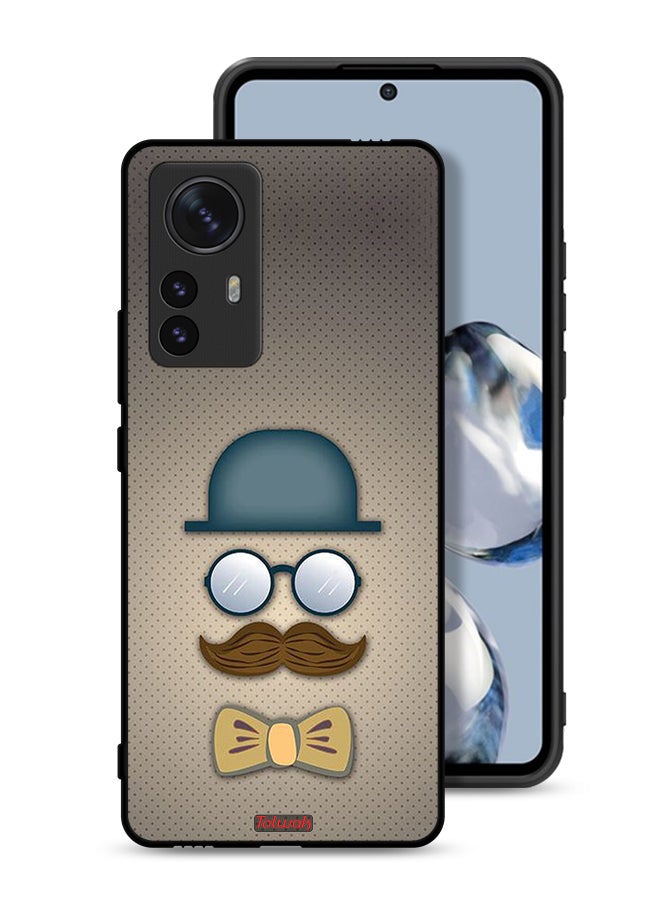 Tolwak Xiaomi 12 Pro Protective Case Cover ManS Head Art - Image 1