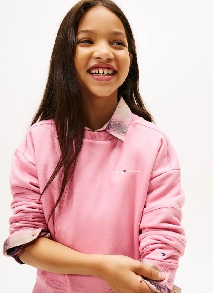 Tommy Hilfiger Pink Kids Mini Corp Leggings Set for Women | Best Price UAE