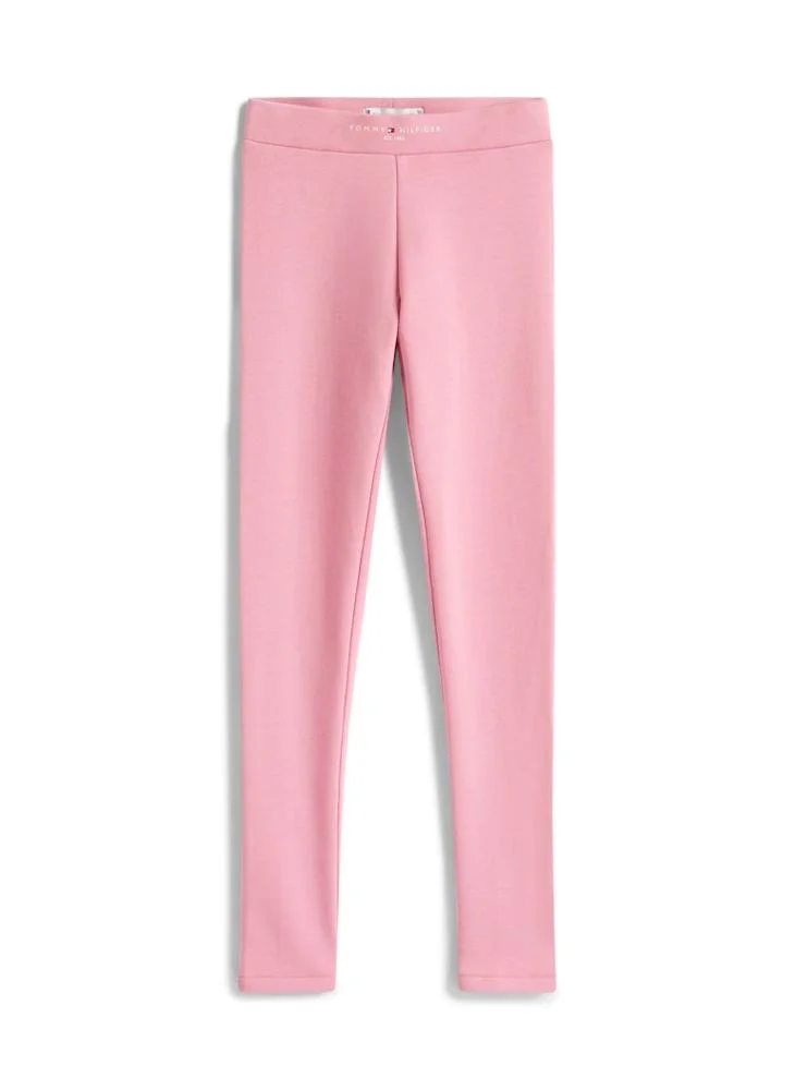 Tommy Hilfiger Pink Kids Mini Corp Leggings Set for Women | Best Price UAE