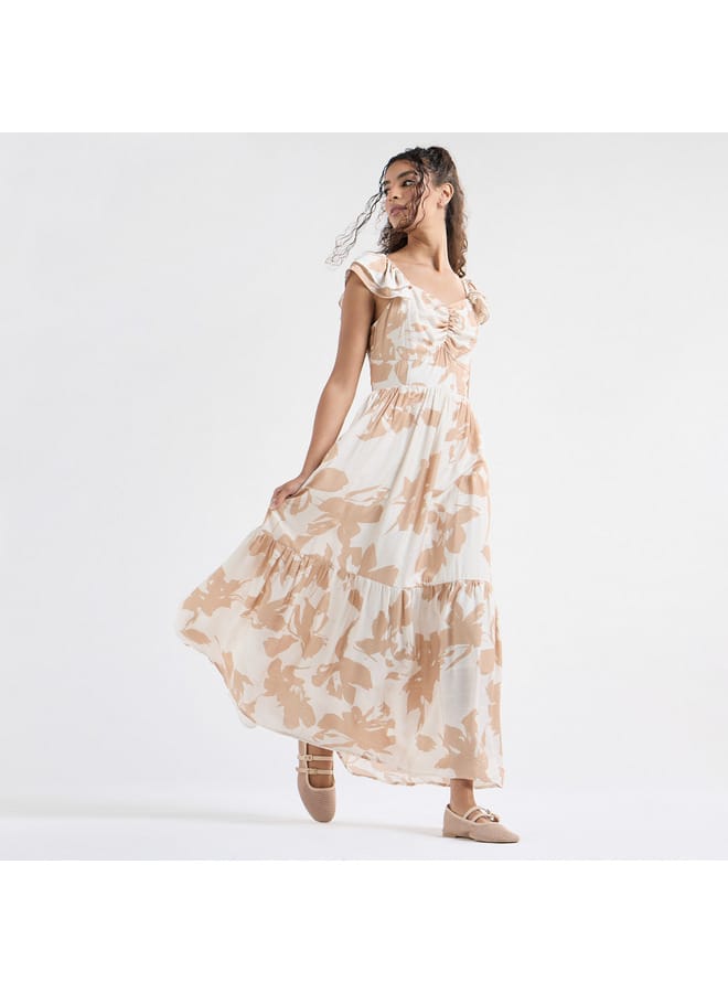Splash FAV Floral Print Maxi Dress - Image 1