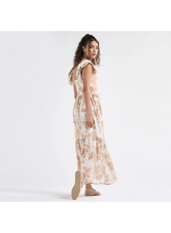 Splash FAV Floral Print Maxi Dress