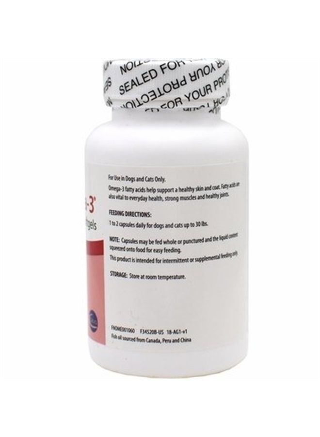 Ceva Derma-3 Softgels For Cats and Small Breeds, 60 Softgels