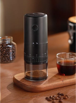 Portable Electric Coffee Grinder Rechargeable Black USB C 30W 120ml Capacity - pzsku/Z18F0B2039E10109DC2BEZ/45/1751194804/2cbe9dab-3eac-49fd-af25-92b72d63001f