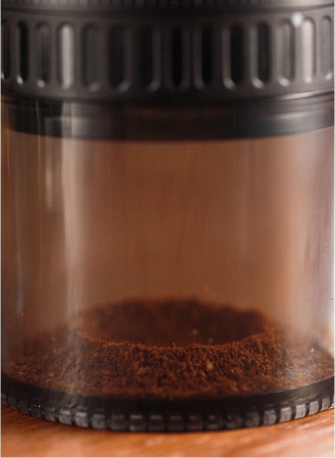 Portable Electric Coffee Grinder Rechargeable Black USB C 30W 120ml Capacity