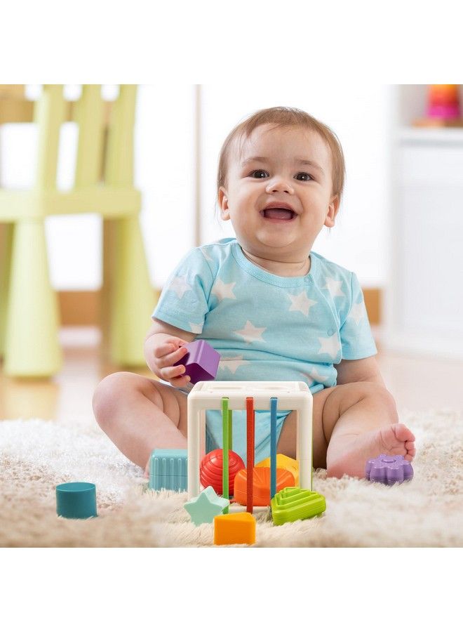 LiKee Sensory Toys Shape Sorter Baby Blocks Colorful Textured Balls Sorting Games Montessori Learning Activity For Fine Motor Skills Early Development Infants Toddlers Kids Boys Girls 18+ Months Old - Image 5