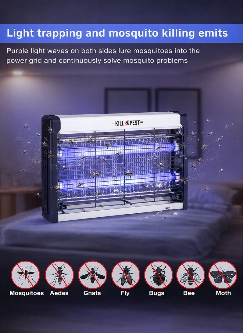 ARNOTEC جهاز قتل الحشرات الإلكتروني بقوة 20 واط، مصائد الذباب، جهاز قتل الحشرات الداخلي للمنزل والمطاعم والمطبخ والحديقة - Image 5