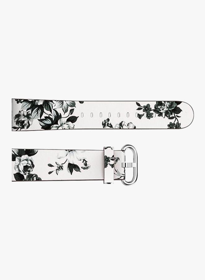 ISank Replacement Band For Fitbit Versa White/Black - Image 4