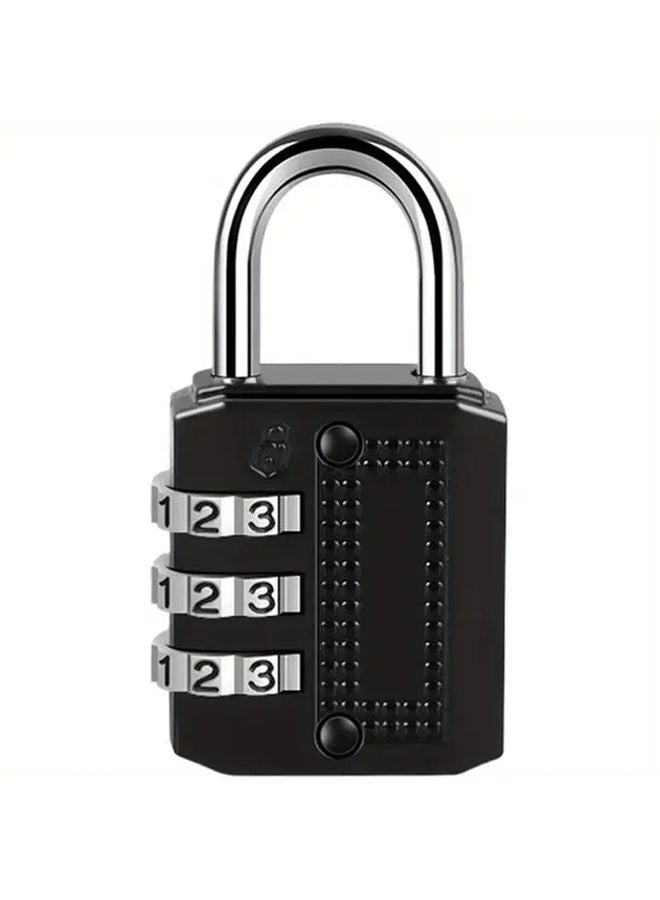 Large 3 Digit Metal Combination Lock Waterproof for Outdoor Storage Door Gym - Image 1