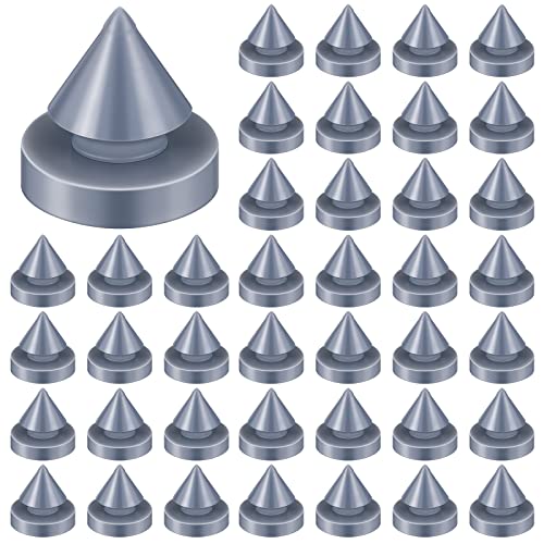 Demissle 200 Pcs Rubber Door Silencer Door Anti Slam Silencer Hinge Metal Outlet Preventer Device Slam Stopper1/2 Inch Diameter for Metal Frame - Image 1