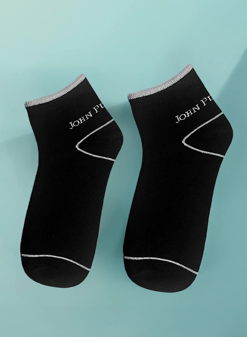 John Players John Players Pack of 2 Bonded Printed Trunks in Modal - Free Socks Included