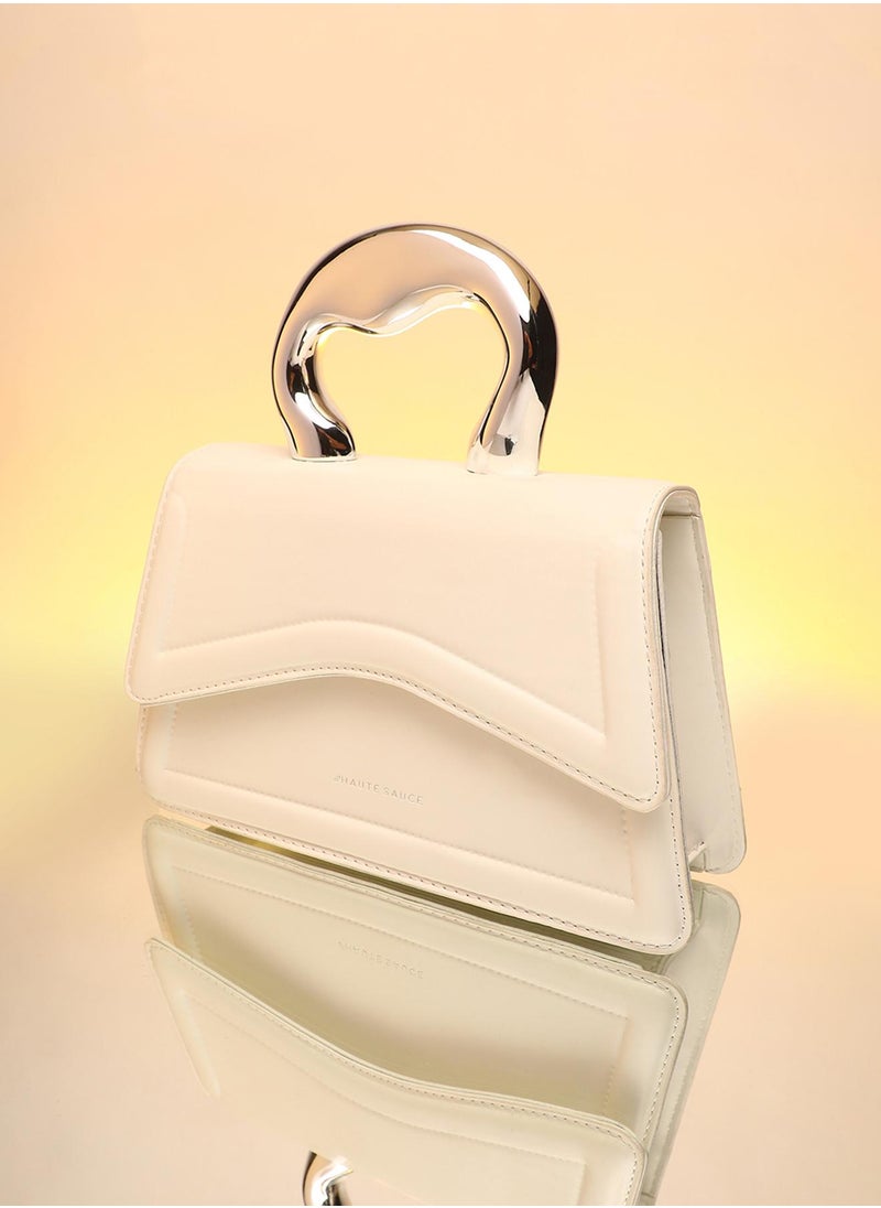 The Caldera Gloss Hand Bag - Chalk White - pzsku/Z18F0EED8F002C260FD16Z/45/_/1741336331/92dec0f2-d2ab-460e-8aef-9199db548621