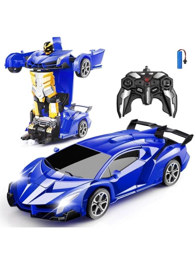 Amitasha 1-Click Transforming Remote Control Robot Car - Image 1