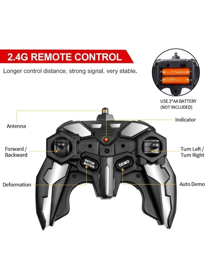Amitasha 1-Click Transforming Remote Control Robot Car - Image 5