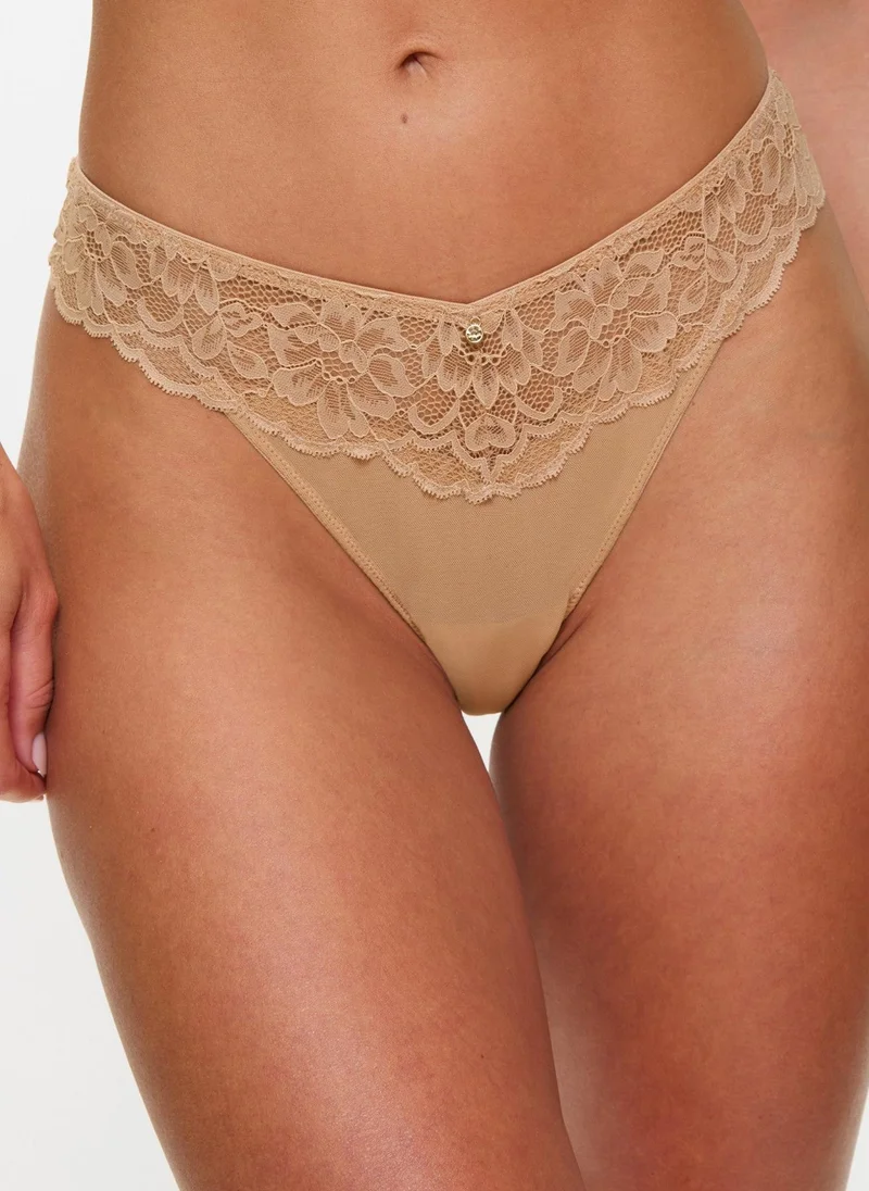 Ann Summers Ann Summers Sexy Lace Planet Thong Nude 01