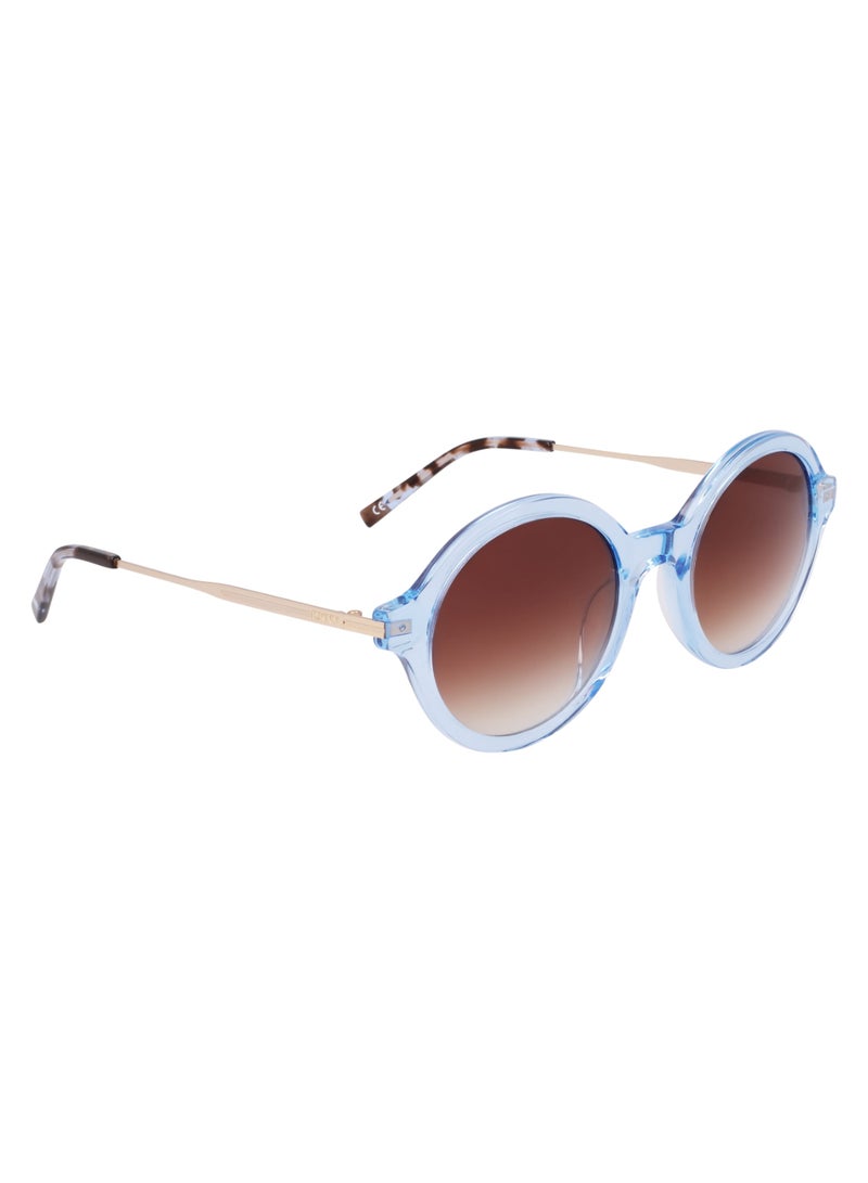 DKNY FULL RIM METAL ACETATE DKNY SUN DK714S 5122 (418) CRYSTAL ICE BLUE - Image 3
