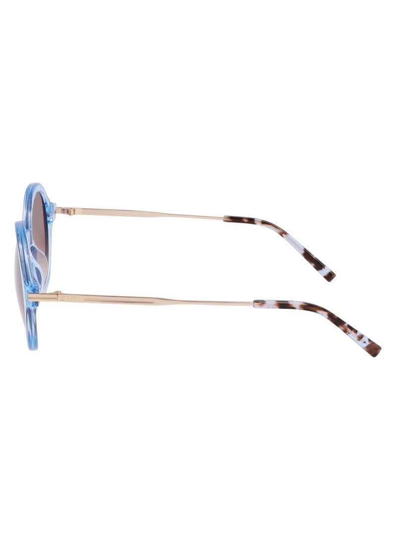 DKNY FULL RIM METAL ACETATE DKNY SUN DK714S 5122 (418) CRYSTAL ICE BLUE - Image 4