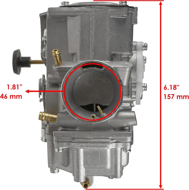 Caltric Carburetor for Yamaha Warrior 350 YFM350 (1999-2004) - Image 3