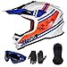 ILM Youth ATV Helmet Kids Dirt Bike Motocross BMX Off Road Motorbike Go Kart Casco DOT ECE Model Z705 Classic Racer M - Image 2