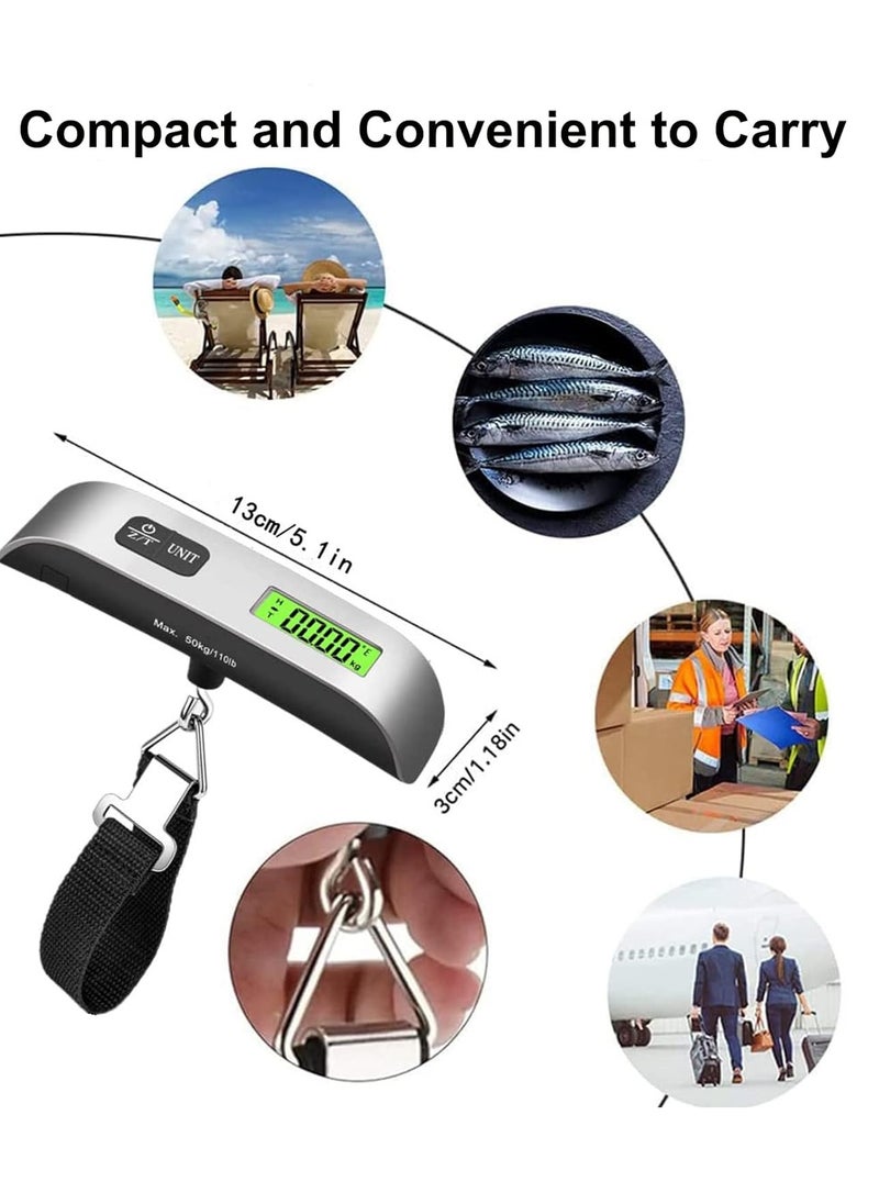 RollsTimi  LCD Digital Luggage Scale Portable Handheld Suitcase Scale 110 lbs/50kg  - Image 5