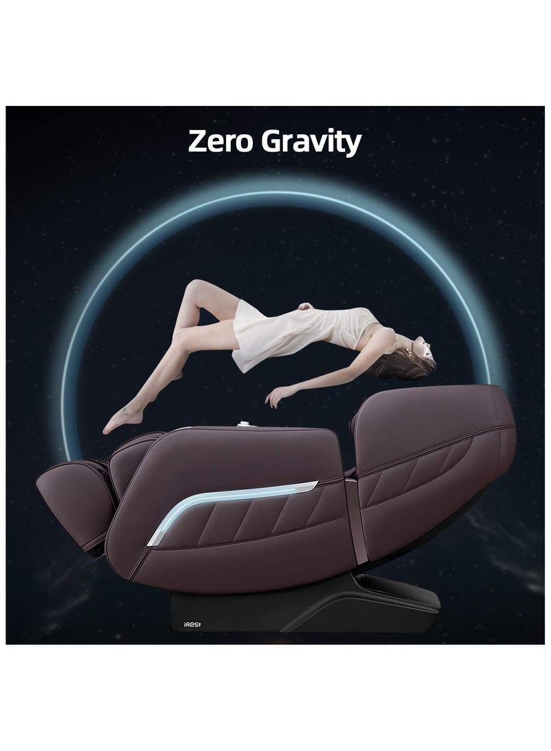 Organized Home iRest Massage Chair Full Body Zero Gravity Recliner with AI Voice Control Handrail Shortcut Key SL Track Bluetooth Yoga Stretching Foot Rollers Airbags Heating  - Image 5