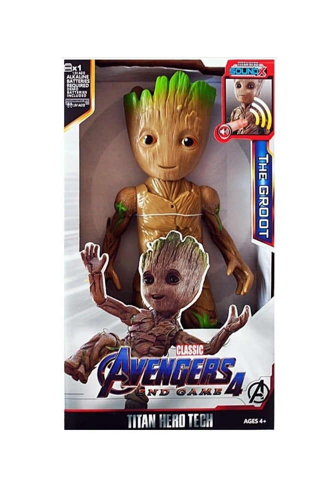 AVENGERS Groot Approx. 30 cm High, Realistic Groot Figures, Children, Gift for Holiday - Image 4