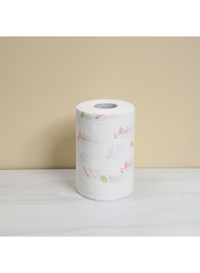 إسكدنيا مناديل تنظيف القدمين للاستعمال مرة واحدة، مناديل ماصة لتنظيف القدمين، مناديل تنظيف القدمين للفنادق، منشفة تدليك القدمين، منتج جديد للمنزل الكسول يوميًا - اللون: نموذج مطبوع من مناديل تنظيف القدمين 【 - Image 1