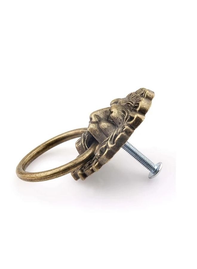 Bronze Lion Head Furniture Ring Handle Vintage Elegant Home Decor - Image 5