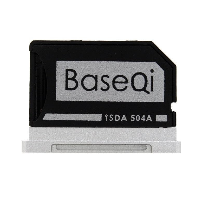 BASEQI FBA iSDA504ASV Aluminum MicroSD Adapter for MacBook Pro 15" Retina (Late 2013 - Mid 2015)