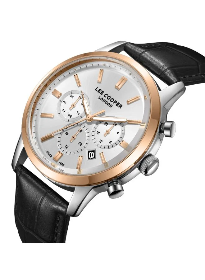 Lee Cooper Men's Leather Multi Function Watch LC08186.531 - 43 mm