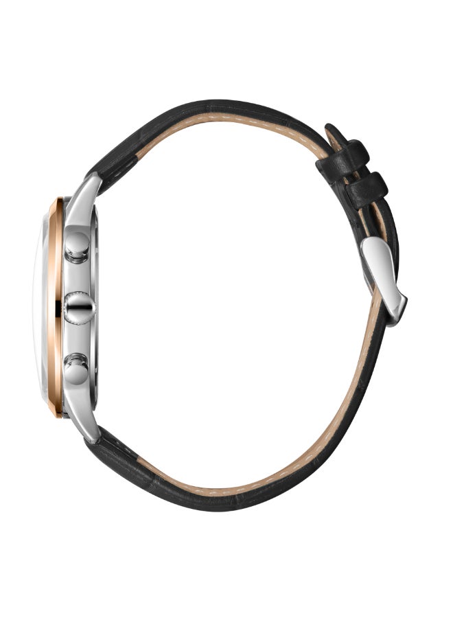 لي كوبر ساعة رجالية جلدية متعددة الوظائف . -  مم - Image 3