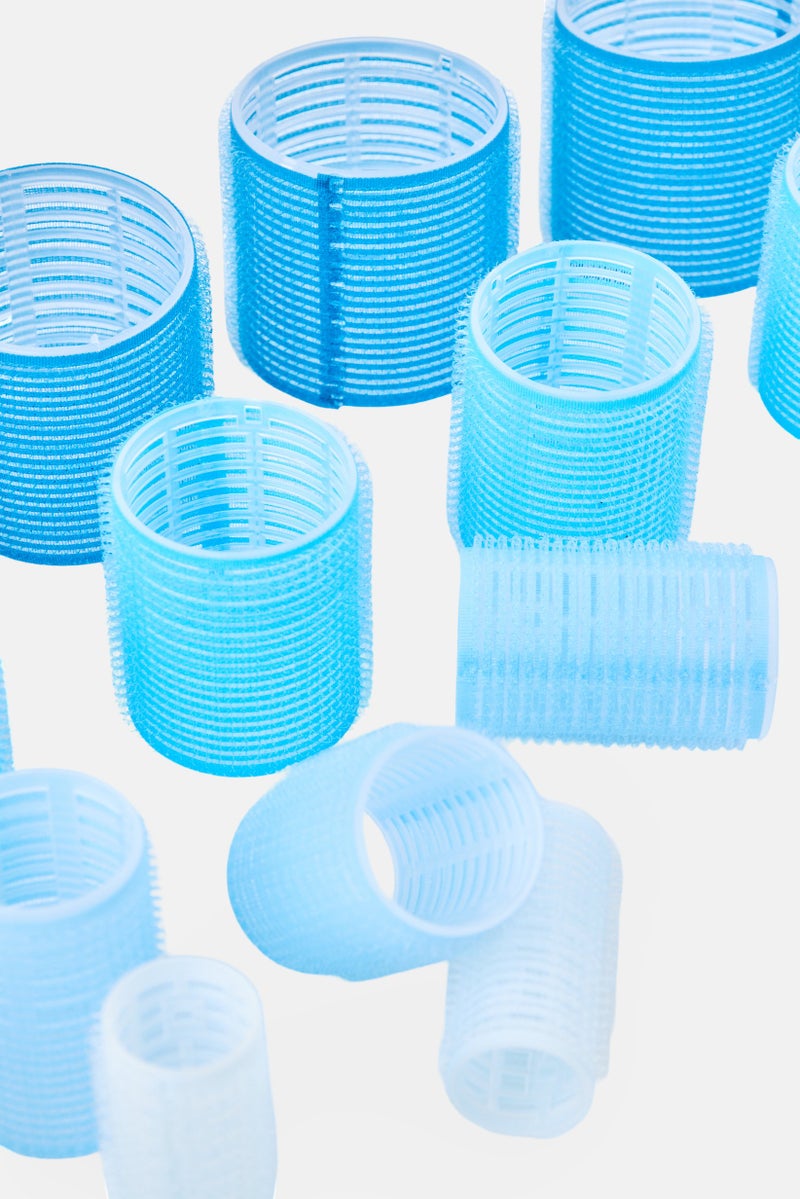 Olivia Rose 16 Pcs Self Grip Hair Rollers, Blue - Image 4