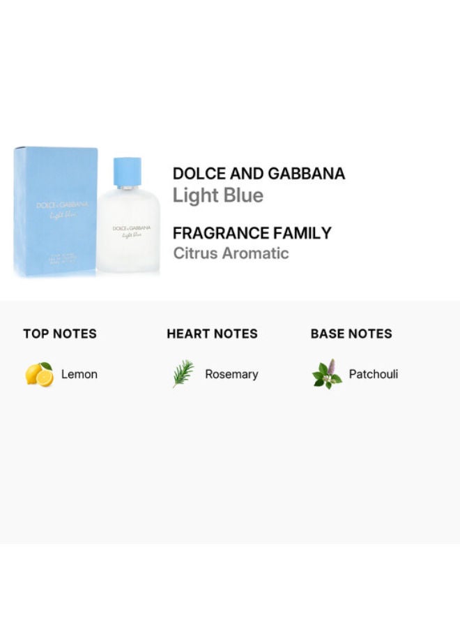 دولتشي آند غابانا Light Blue EDT 100ml - Image 2