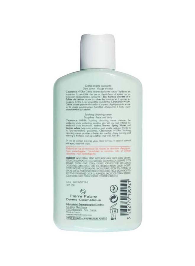 Avene Cleanance Hydra Soothing Cleansing Cream 200ml - Image 2