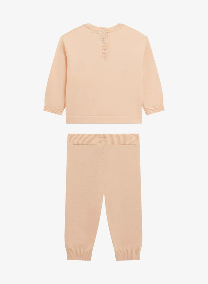 GUESS Kids Crew Neck Top and Sweater Pant Sets