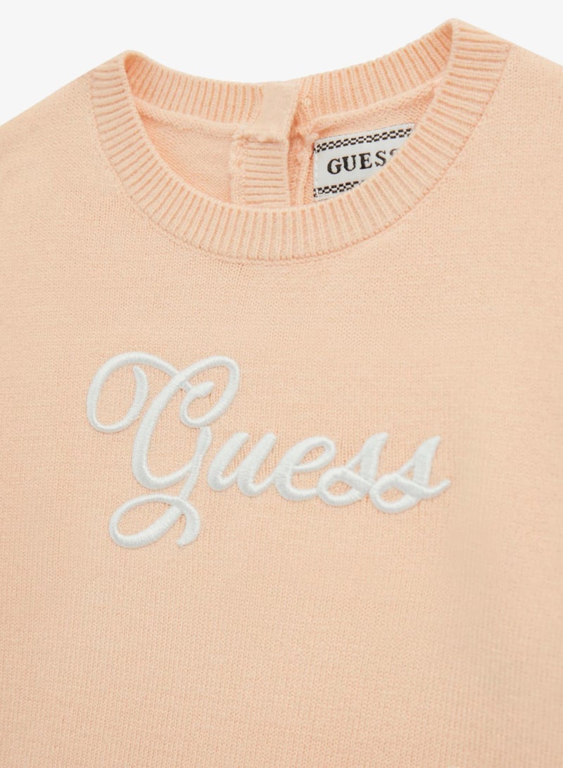 GUESS Kids Crew Neck Top and Sweater Pant Sets - Image 4