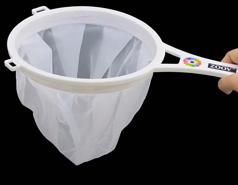 ZOOV Food Filter Mesh Soy Milk Filter Compatible Kitchen Funnel for Filtering Juice, Wine, Milk, Soy Milk Strainer 2pcs Set - Image 4