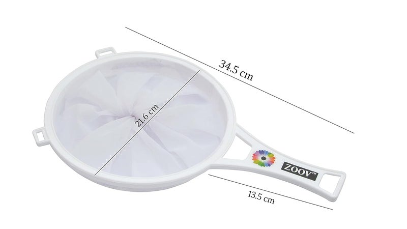 ZOOV Food Filter Mesh Soy Milk Filter Compatible Kitchen Funnel for Filtering Juice, Wine, Milk, Soy Milk Strainer 2pcs Set - Image 2