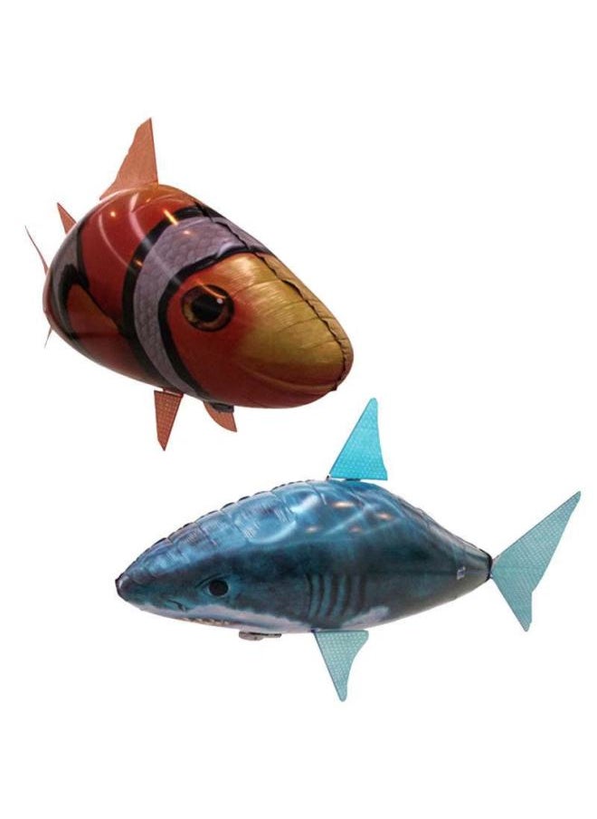 Remote Control Flying Fish Infrared Remote Control Flying Fish Shark Clown Fish Toy Children Parent-child Interactive Game-Color:Ugly Fish  - Image 4