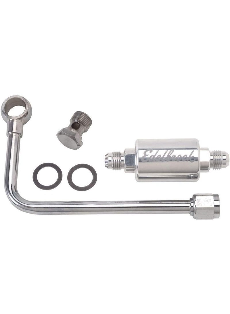 EDELBROCK Edelbrock 8131 Chrome Fuel Line 