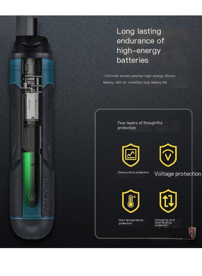 20pcs Cordless Electric Screwdriver Rechargeable 1300mah Lithium Battery Mini Drill 3.6V Power Tools Set Household Maintenance Repair  - Image 5