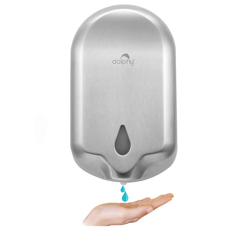 DOLPHY Dolphy Automatic Stainless Steel Gel Base Hand Sanitizer Dispenser - (1100ml)  - Image 1