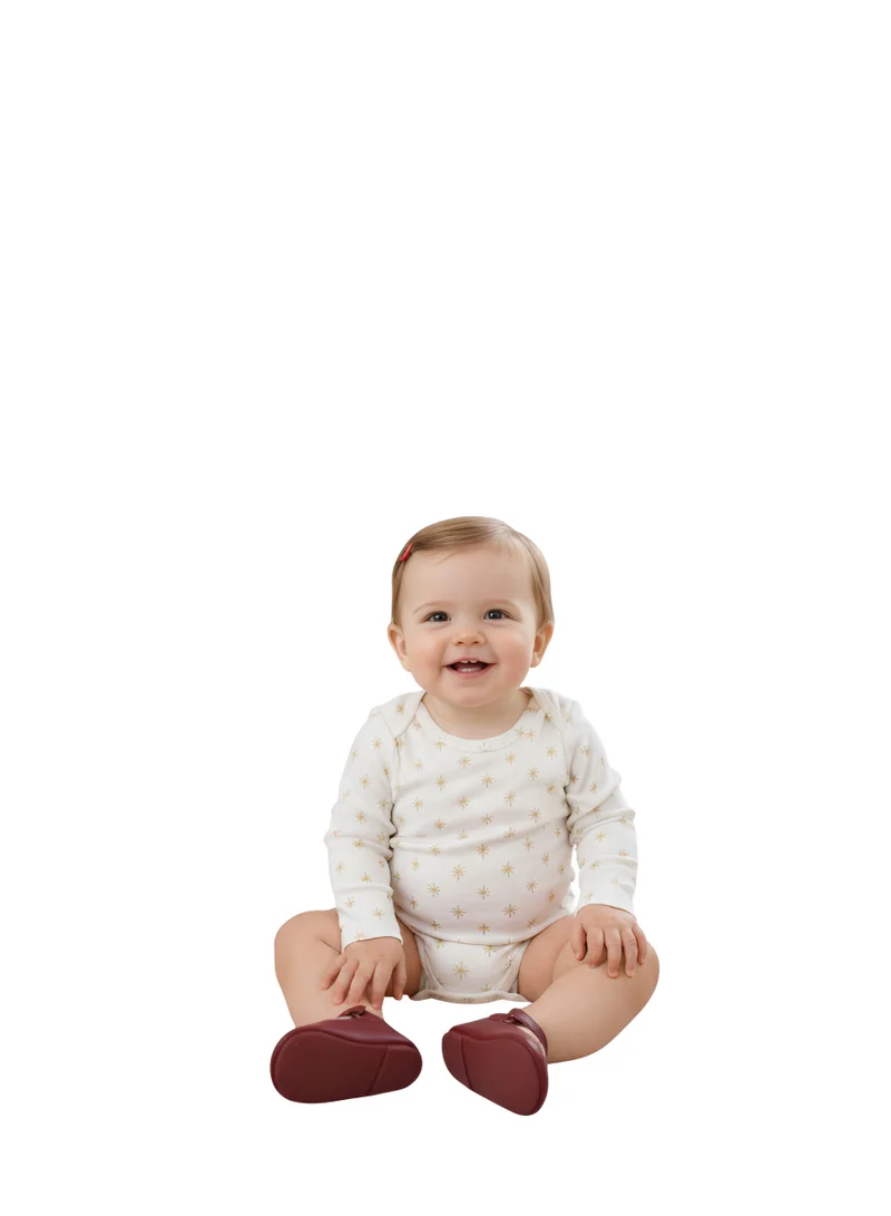 Bambimici Bambimici Jumpskirt Set Bodysuit Christmas Print - Red