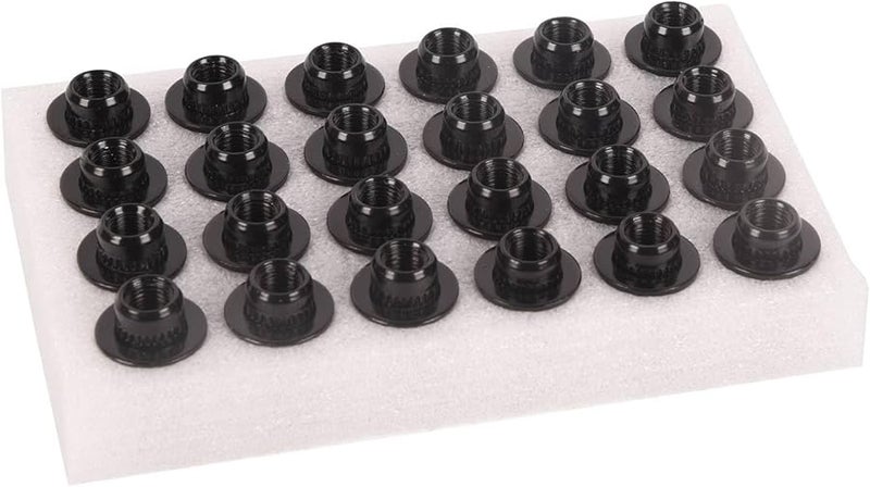 صواميل سوداء ماج 24 قطعة مقاس الخيط 12×1.5 A0475A0043 - Image 1