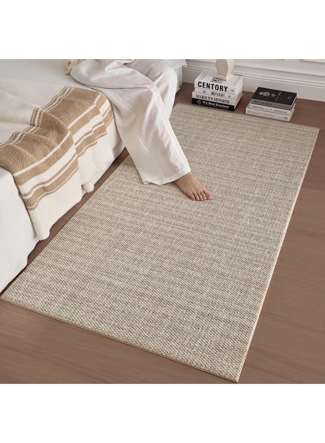 Dajiang Bedside Rug, Wool Light Luxury High-end Feel, Bedroom Mat, Bedside Carpet, 60x160cm - Image 4