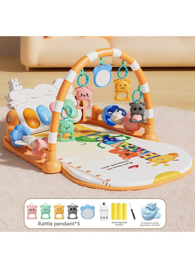 Pedal Piano Newborn Baby Fitness Rack Baby Boys And Girls Music Toys 0-1 Years 3-6 Months 12-Color:Giraffe Guardrail Model [charging + Projection Story Machine]-Specifications:Default - pzsku/Z18F1BE4DA73BA3B15302Z/45/_/1741598548/9e24cd63-a25a-46c4-98bf-32f2b3486b76