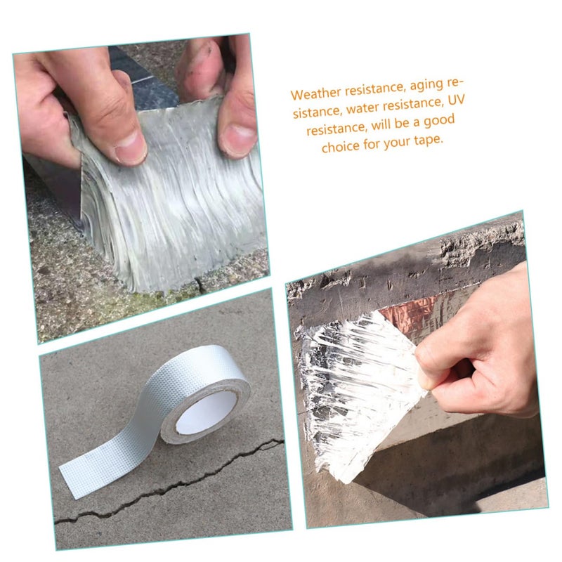 PartyKindom شريط إصلاح بوتيل 2 قطعة، مقاوم للماء ثقيل للأسطح والنوافذ وتصحيح التسربات الخارجية - Image 3